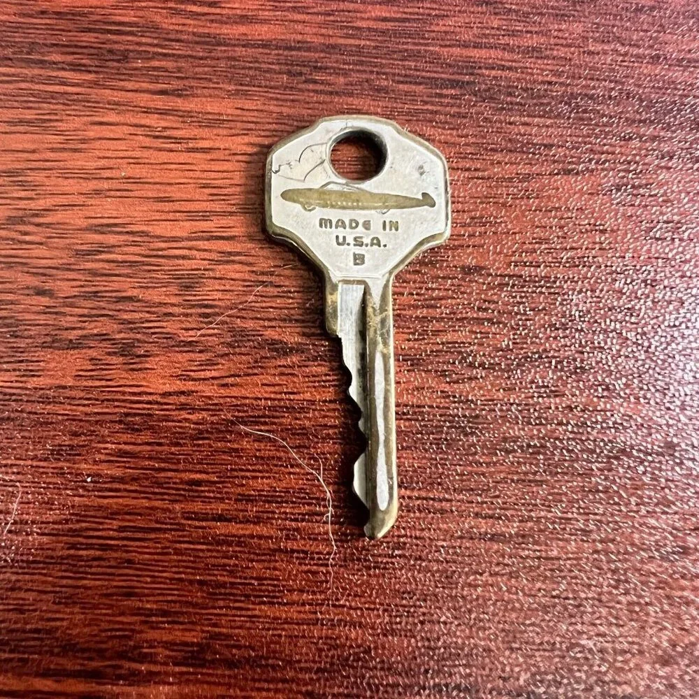 Vintage Ford Key Ornate Steampunk Made in USA letter B Streamliner
